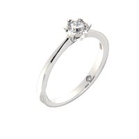 Anello Gazzola Gioielli Donna Solitario in Oro bianco Diamante 0.20 Ct FROF3426-NG - FROF3426-NG